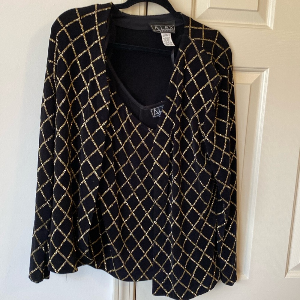 Black Formal Top and Jacket